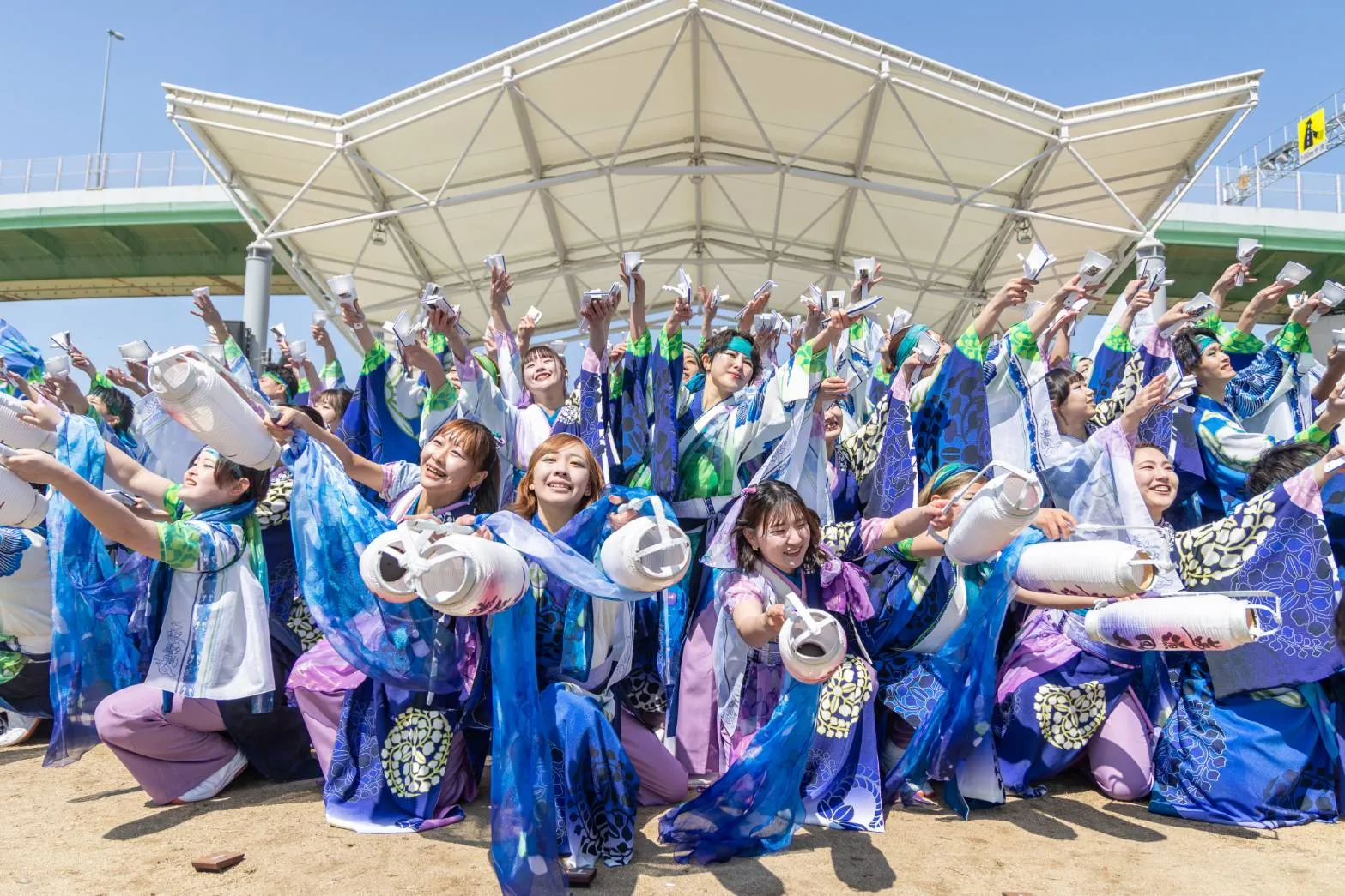 夢源風人 舞踊の様子